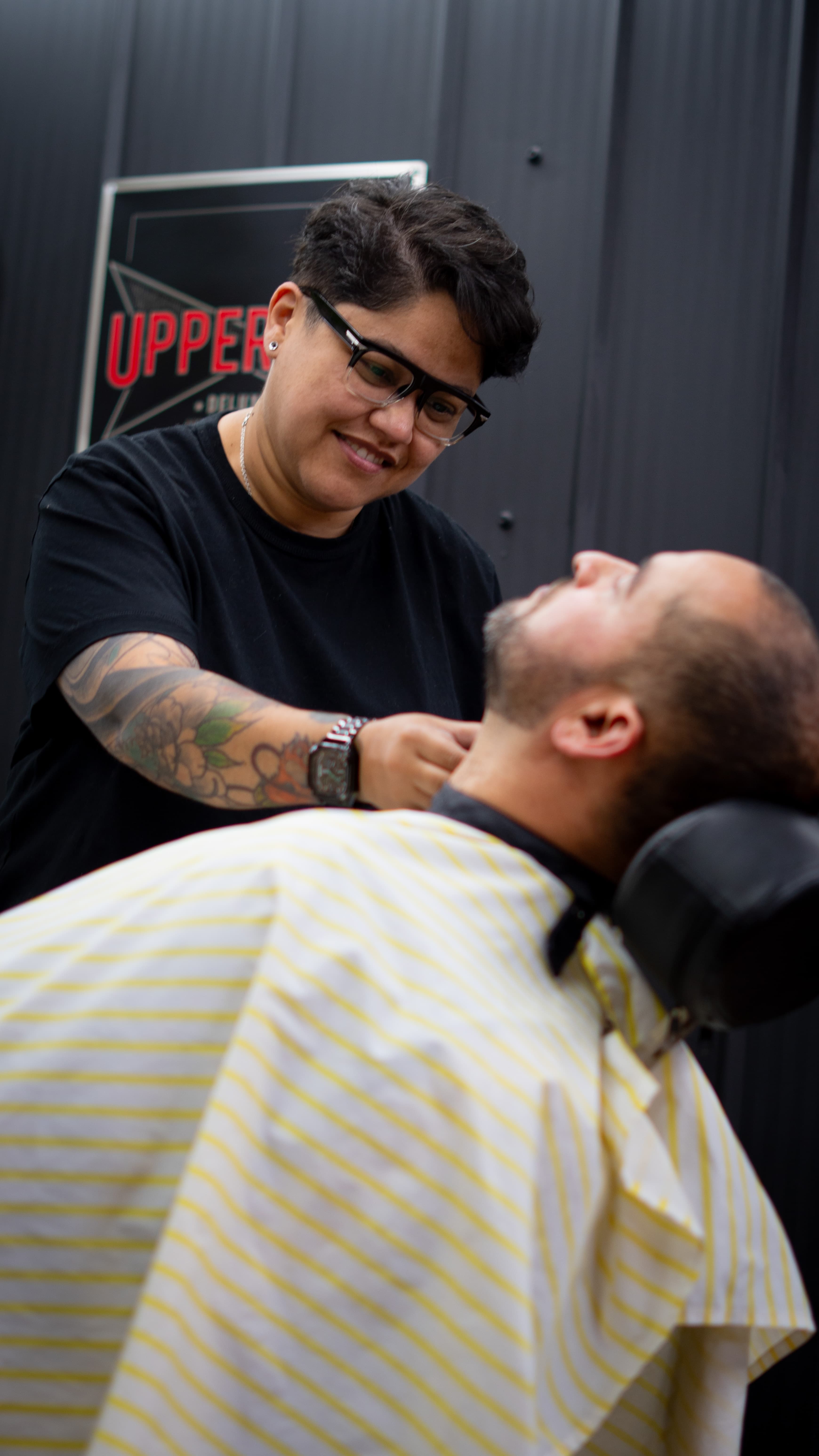 Diseño de barba en RJ Cut House barbería boutique Providencia